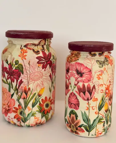 Potes Artesanais para decoração