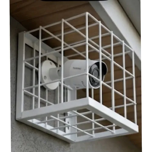 Grade Gaiola Para Câmera Wifi Proteção Aço Segurança