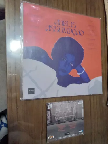 LP disco vinil Anelis Assumpção Sal + CD novo lacrado Amigos Imaginários de brinde