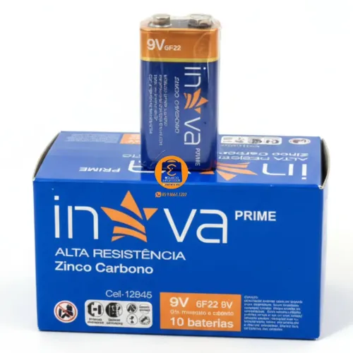 Bateria 9V Inova Prime: Potência e Durabilidade!