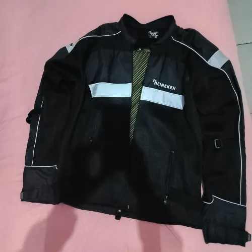 Jaqueta moto masculina