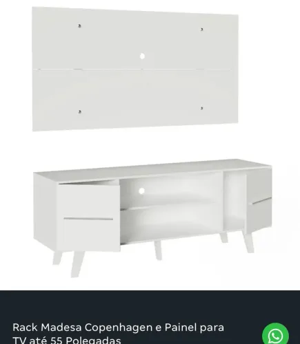 Rack com painel 