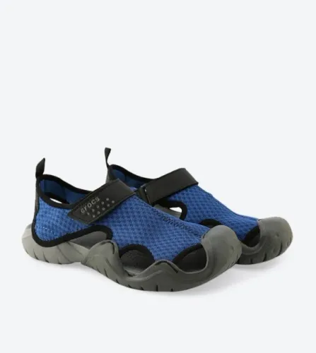 Crocs Papete Swiftwater Sandal - Azul & Cinza - M13 (45 / 46)