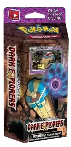 Deck lacrado Pokemon Cofagrigus Exploradores da Escuridão TCG cartas baralho