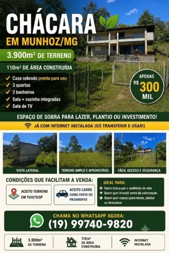 Chácara 3900m2