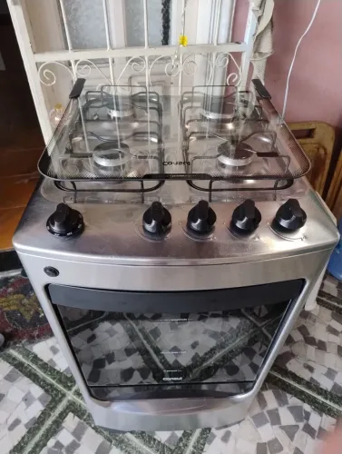 Fogão Consul 4 bocas inox.