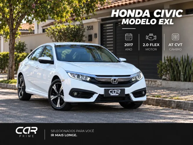 Honda Civic Sedan EXL 2.0 Flex 16V Aut.4p 2017