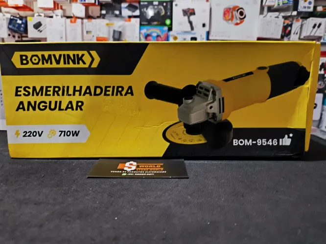 Esmerilhadeira Angular Bomvink 220V - Produto novo. Loja Store World