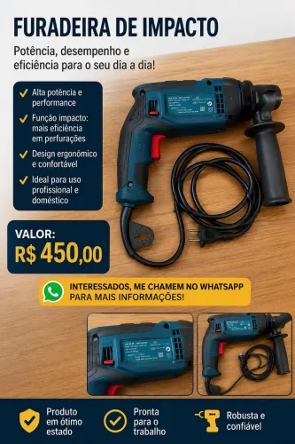 Furadeira da Bosch