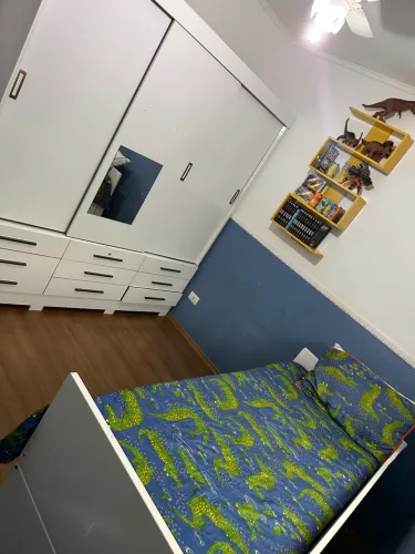 Quarto completo bicama com gavetas 