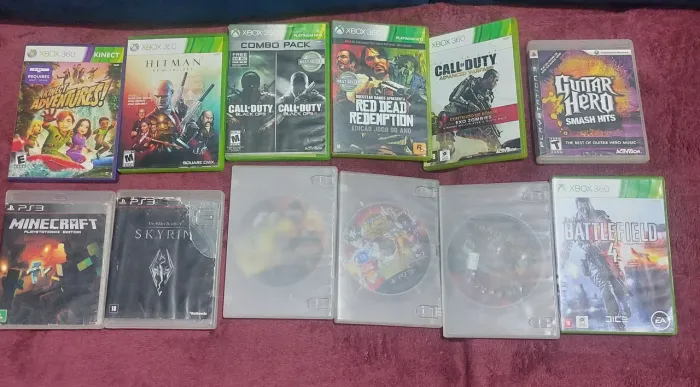 Kit jogos ps3 e xbox 360 Originais
