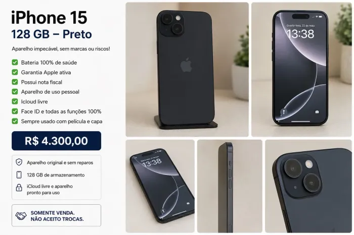 iPhone 15 128gb