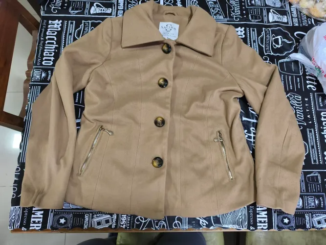 Casaco feminino safira Tam P