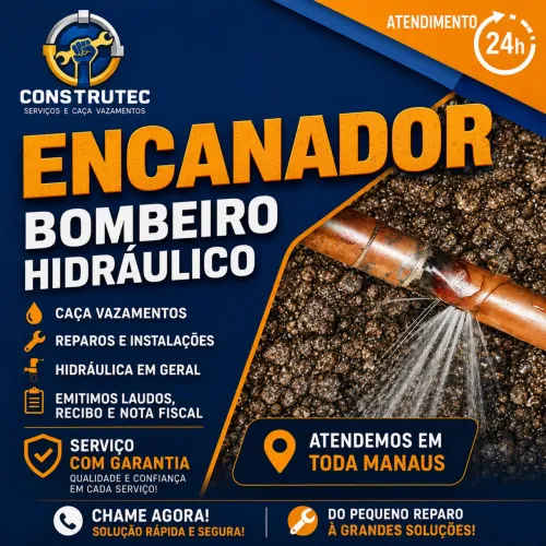 Encanador Profissional 24h, Caça vazamento, Contrução e reformas em geral