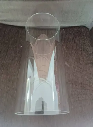 Cilindro de vidro para decoração