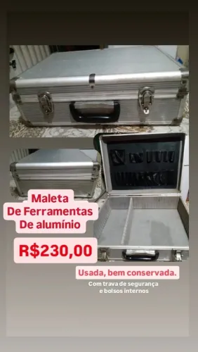 Maleta de ferramentas de alumínio 