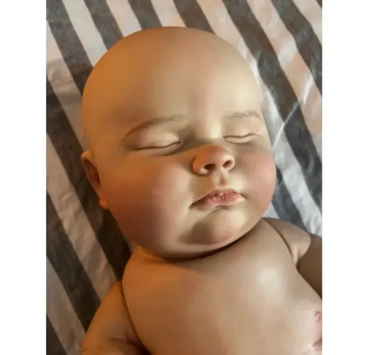 bebê reborn Joseph dormindo boneca realista real menino