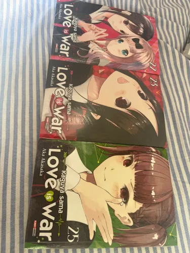 Manga kaguya sama vol 22 23 25 vendo separadamente