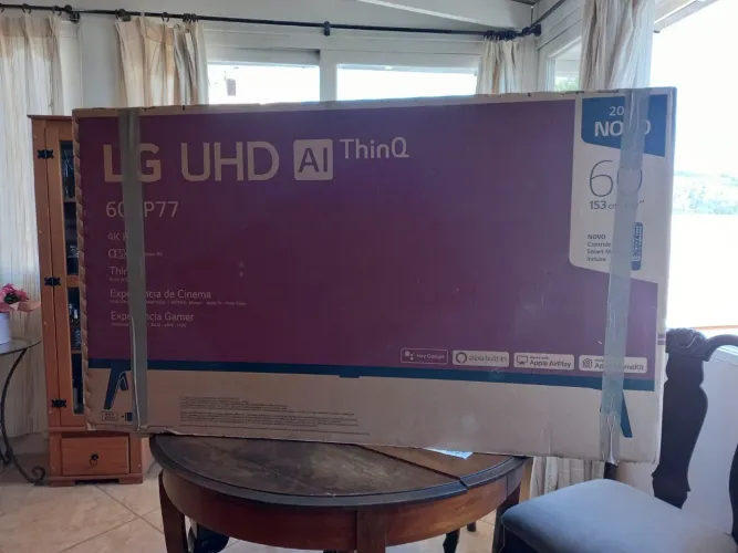 Caixa de papelão p transporte tv 60p