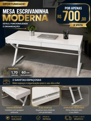 Escrivaninha moderna 