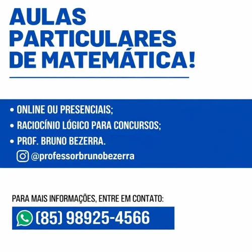 Professor de Matemática 