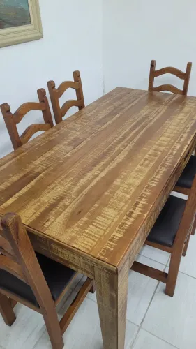 Mesa de jantar Tok & Stock Minas 6 lugares