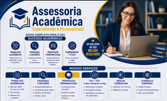 Assessoria em Monografia, artigo científico, projeto