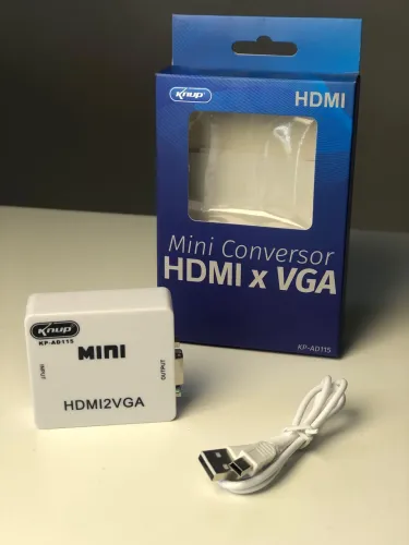 Mini conversor HDMI x VGA