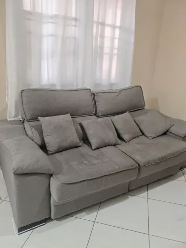 Sofá retrátil 3 lugares