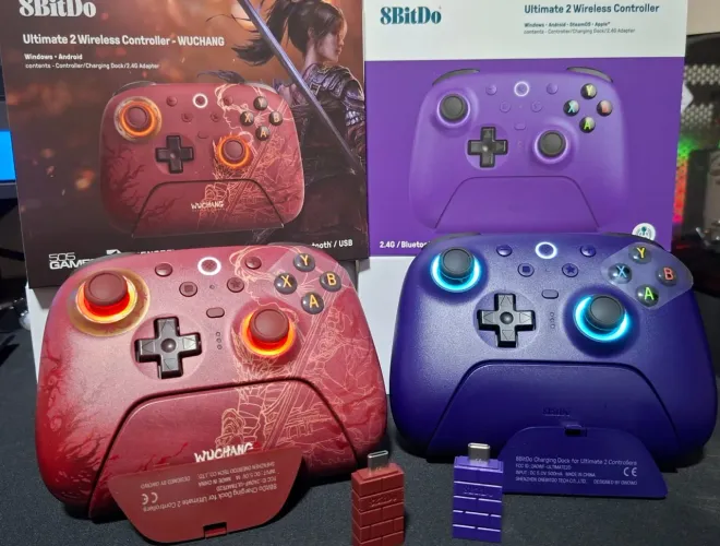 Controles 8bitdo ultimato 2