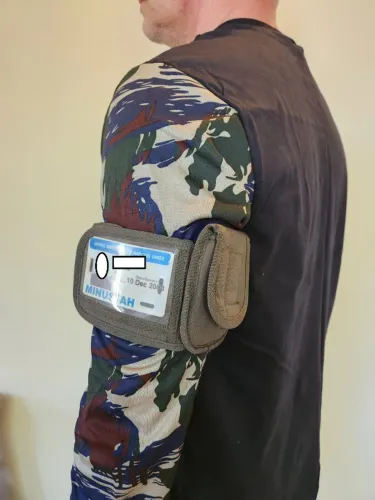 Braçal Porta Identificação com Bolso - Novo