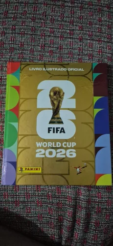 Album da copa do mundo 2026 dourado completo!!! "COLADO'