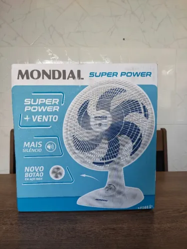 Ventilador Mondial Branco Super Power 6 pás - 40cm