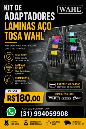 Kit de adaptadores de lâmina de tosa Whal