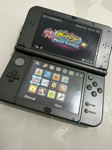 Nintendo New 3DS com Extras Case Carregador Nintendo Cartão Stargate Aceito OLX Pay