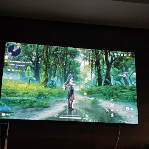 Smart TV OLED C1 77 polegadas Impecável!