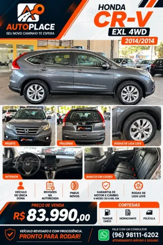 Honda CR-V EXL 2.0 16V 4wd/2.0 Flexone Aut. 2014