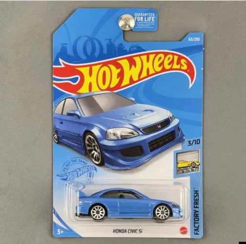 Hot Wheels 2021 Honda Civic Si EM1 Azul