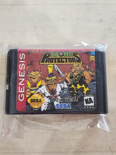 Salve seu reino em protetores da pedra de mega drive