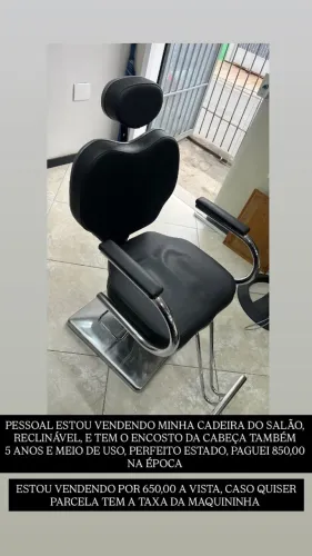 Cadeira de salão