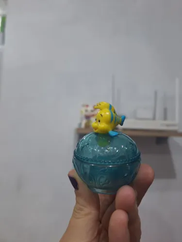 Miniatura pequena sereia linguado importado 