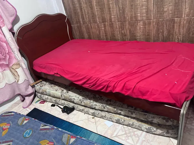 vendo cama e colchao