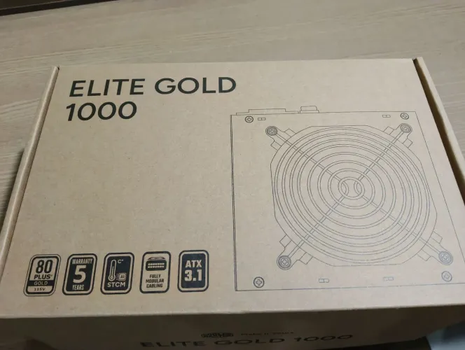 Vendo Fonte Cooler Master 1000w Modular,Cor Preto