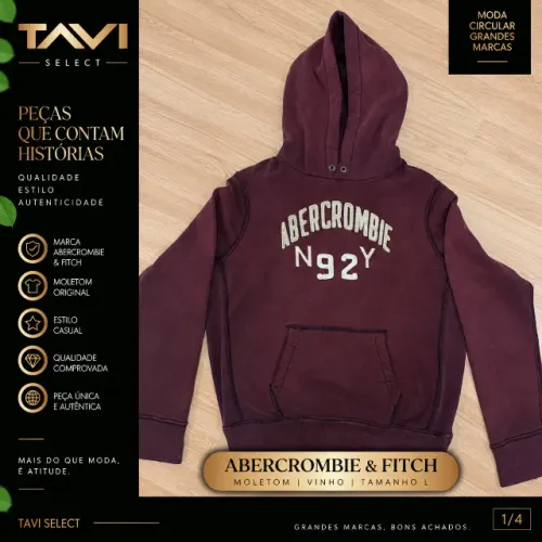 Moletom Abercrombie & Fitch NY 92