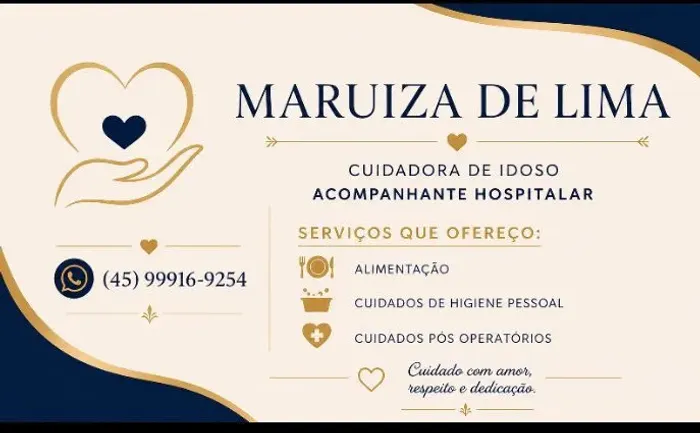 CUIDADORA DE IDOSOS