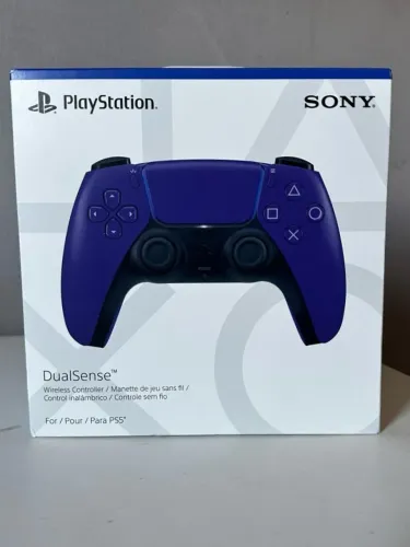 Controle PS5 DualSense Roxo Galactic Purple (Lacrado com Garantia)