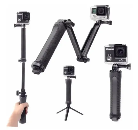 Bastão 3 Way Para Gopro Articulado