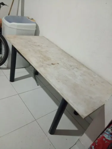 Mesa de mármore grande pra 6 cadeiras 