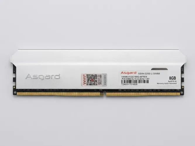 Memória RAM Asgard T3 8GB DDR4 3200MHz Prata (Com Dissipador)