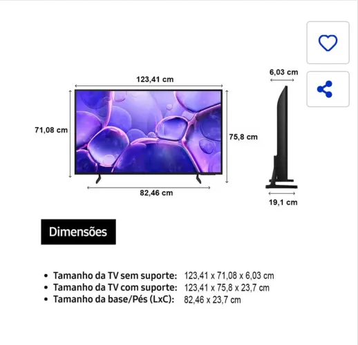 Tv samsung 55